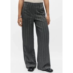 Lisa wide Pants- Med.grey mel blue white