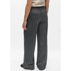 Lisa wide Pants- Med.grey mel blue white