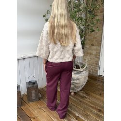 Lisa Wide Pants- Windsor Wine