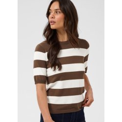Lizza Striped Knit- Carafe/cha