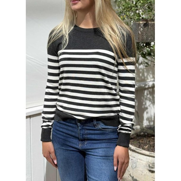 Lizza Striped Knit pullover-DGMT tu