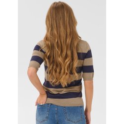 Lizza Striped Knit- Desert Taupe