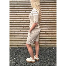 Lizza Striped Knit-Feather Gray Cha