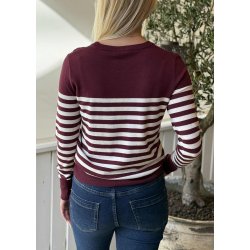 Lizza Striped Knit pullover-Windsor
