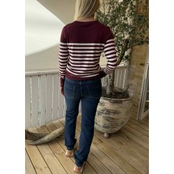 Lizza Striped Knit pullover-Windsor