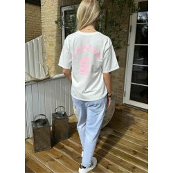 L�Amour Tee- white/Pink