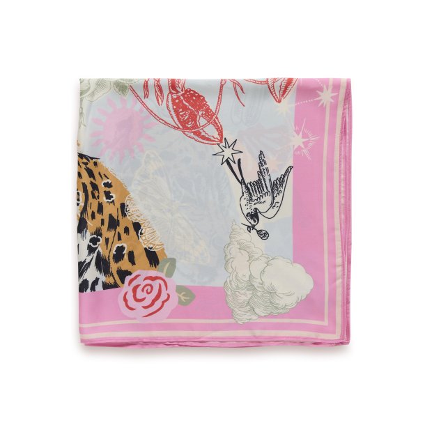 Loli Banda Scarf- Red Animal