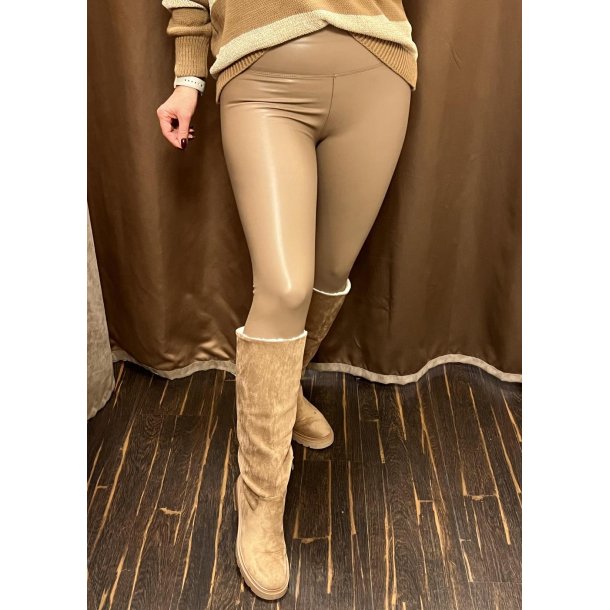 Lolo Coated Legging- Latte