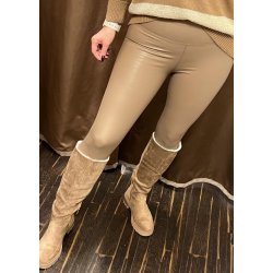 Lolo Coated Legging- Latte