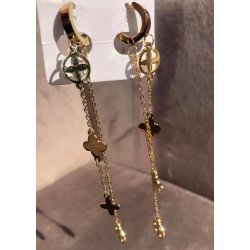 Long Earring- Gold