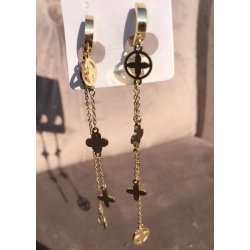 Long Earring- Gold
