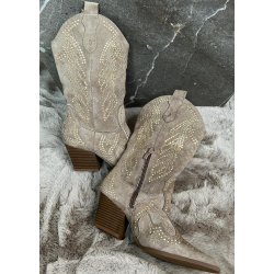Long Stone Cowboy Boots 7615- Khaki