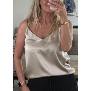 Lotte Strap Top- Feather gray