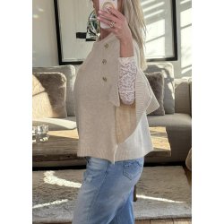 Louis Cape Stripe- Ecru Solid