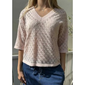 Lourine V-neck Pullover- Lotus mela