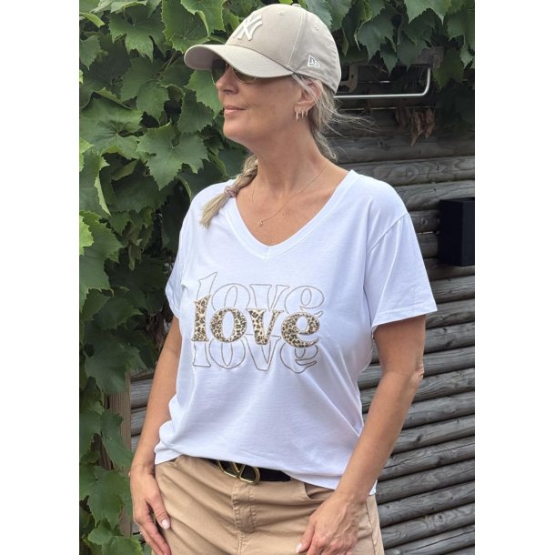 Love Love T-shirt- White