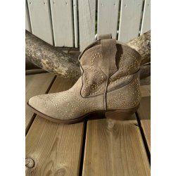 Low Studded Cowboy Boots 7663- Khak
