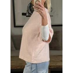 Lucce Knit Pullover- Rose