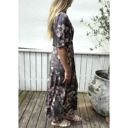 Madi Dittemarie long Dress- Grey fl