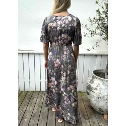 Madi Dittemarie long Dress- Grey fl