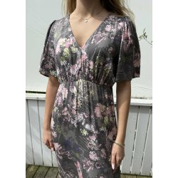 Madi Dittemarie long Dress- Grey fl