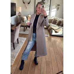 Marie Re Trench Coat- Desert taupe/