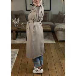 Marie Re Trench Coat- Desert taupe/