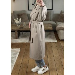 Marie Re Trench Coat- Desert taupe/
