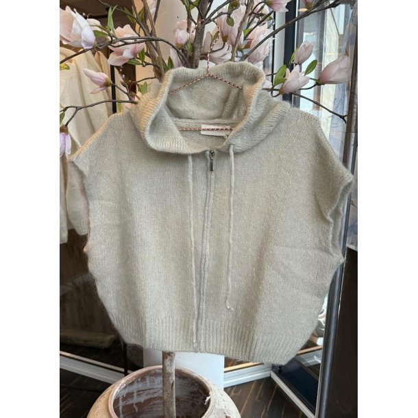 Marley Hoodie Knit- Beige
