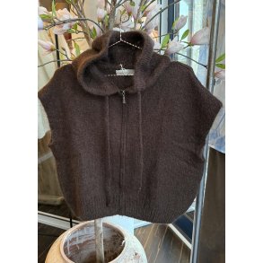 Marley Hoodie Knit- Brown