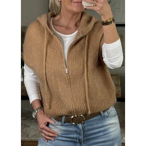 Marley Hoodie Knit- Camel