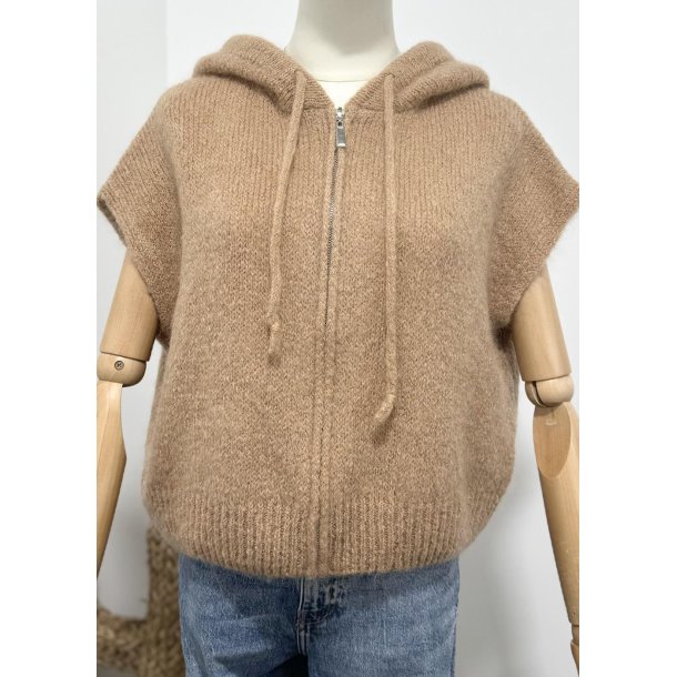 Marley Hoodie Knit- Camel