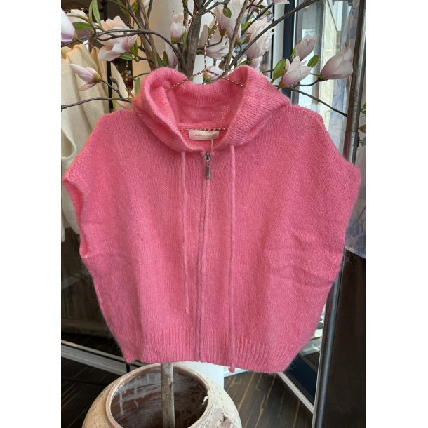 Marley Hoodie Knit- Candy Pink