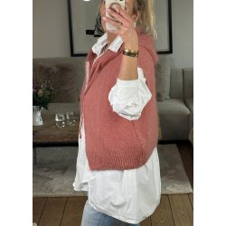 Marley Hoodie Knit- Old Rose