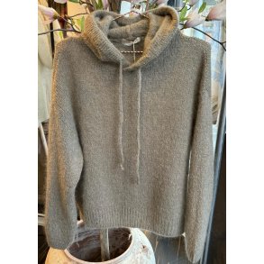 Marley Hoodie Knit- Taupe