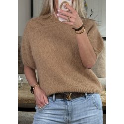 Marley Short Sleeve Knit- Camel