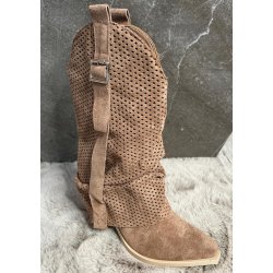 Marquiiz Heel Cowboy Boots- Camel