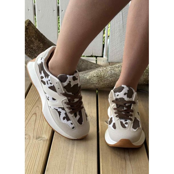 Marquiiz Sneakers 9013- Beige Cow