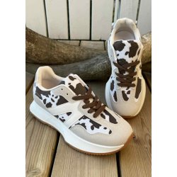 Marquiiz Sneakers 9013- Beige Cow