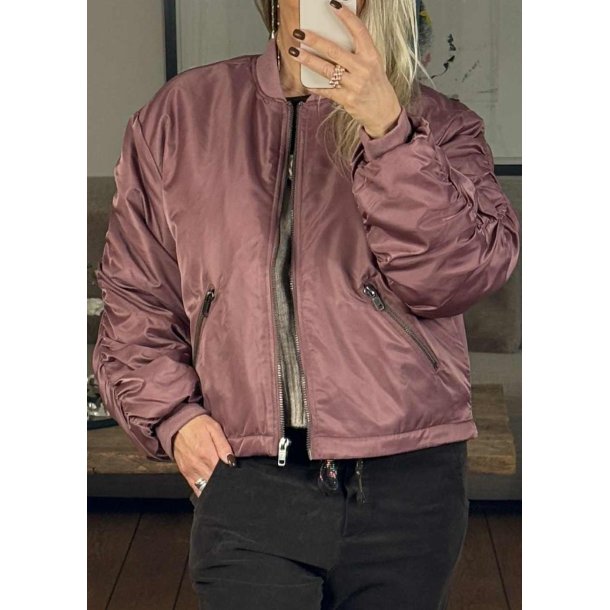 Mary New Bomber Jacket- Rose Brown