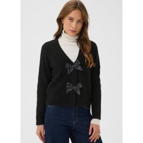 May Knit Cardigan- Black Deep