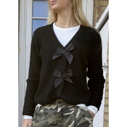 May Knit Cardigan- Black Deep