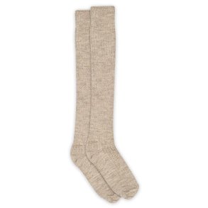 Megan Knee Socks-Light Brown M