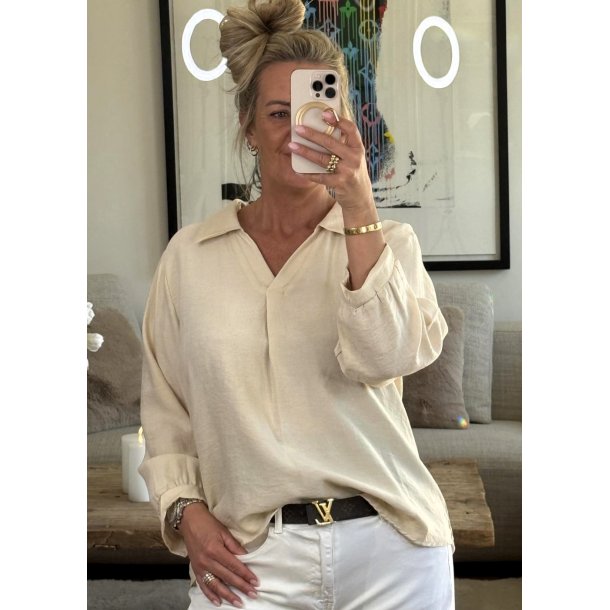 Melissa Blouse- Beige 