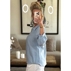 Melissa Blouse- Light Blue 