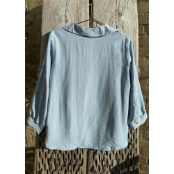 Melissa Blouse- Light Blue