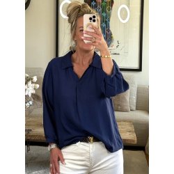 Melissa Blouse- Navy 