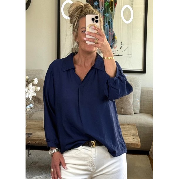 Melissa Blouse- Navy 