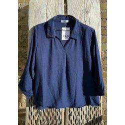 Melissa Blouse- Navy