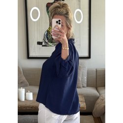 Melissa Blouse- Navy 